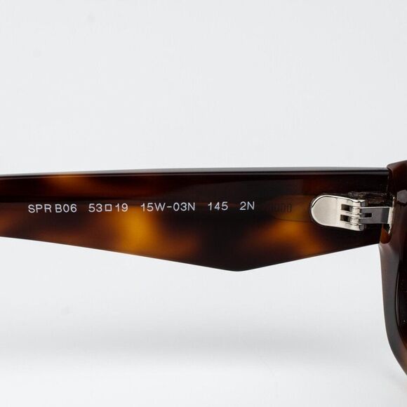Prada Women Sunglasses Havana Grey Rectangle PRB06S 15W03N NEW AUTHENTIC main image 11